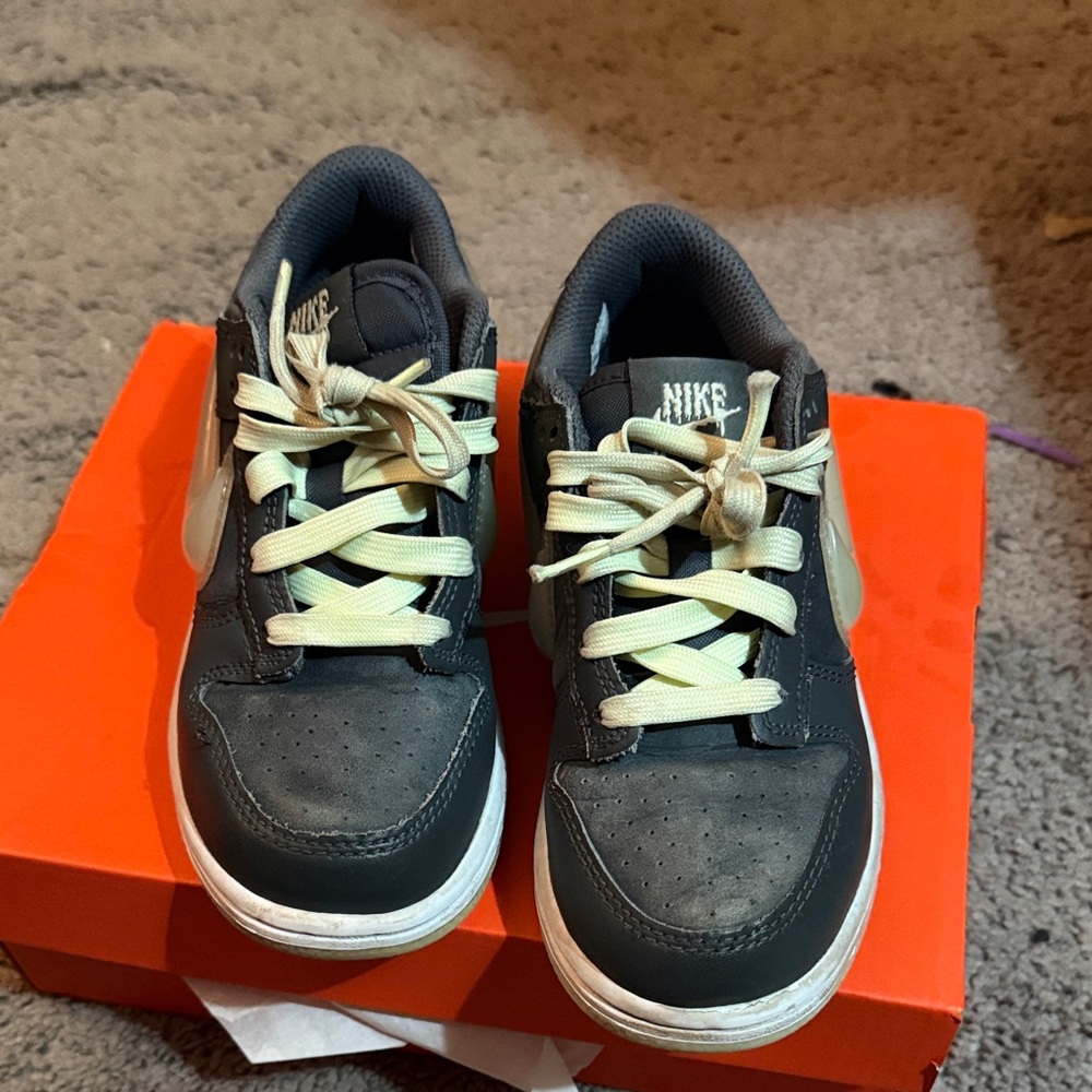Nike Dark Gray and White Sneakers